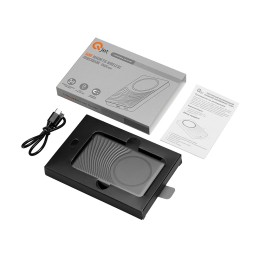 Магнитный беспроводной внешний аккумулятор, QC/PD «Сёрф», 10000 мАч, серый