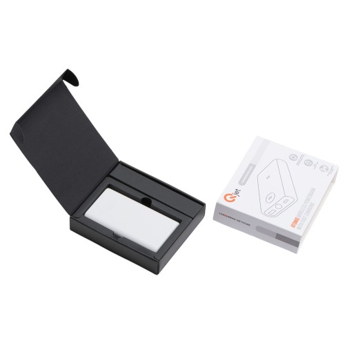 Внешний беспроводной аккумулятор 2-в-1 с функцией зарядки Apple Watch, QC/PD «AtomIQ», 10000 мАч, белый