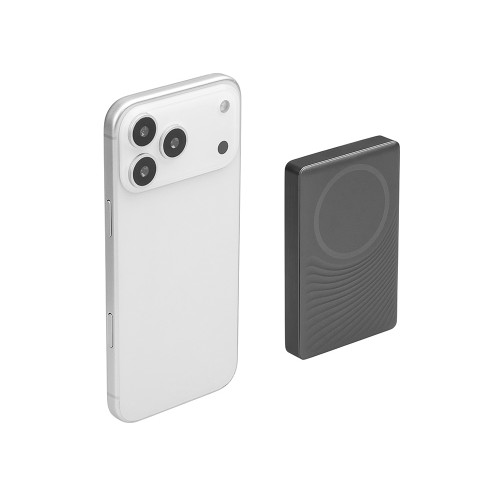 Магнитный беспроводной внешний аккумулятор, QC/PD «Сёрф», 10000 мАч, серый