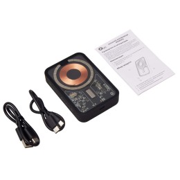 Беспроводной магнитный внешний аккумулятор с QC\PD «MagnifIQ», 10000 мАч, 15 Вт, черный