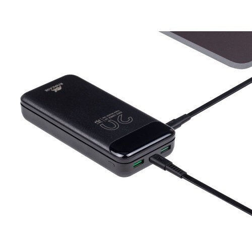 RIVACASE VA2582 (20 000mAh), QC/PD 22.5W внешний аккумулятор с дисплеем, черный /24