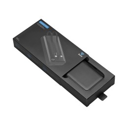 Внешний аккумулятор со встроенными кабелями «Фрэйм Про», быстрая зарядка, 20000мач, черный