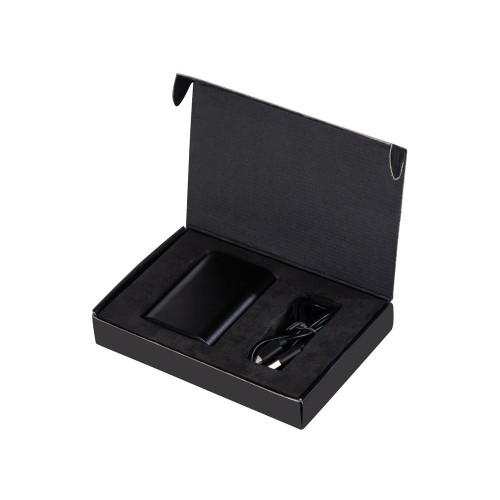 Внешний аккумулятор с QC/PD "Qwik", 10000 mah, черный (Р)