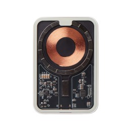 Беспроводной магнитный внешний аккумулятор с QC\PD «MagnifIQ», 10000 мАч, 15 Вт, белый