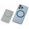 Магнитный беспроводной внешний аккумулятор "MagnetIQ", 5000 mah, 10 W, серый Cool gray 7C