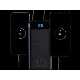 VA2540 (10 000mAh), QC/PD 20W внешний аккумулятор с дисплеем, черный