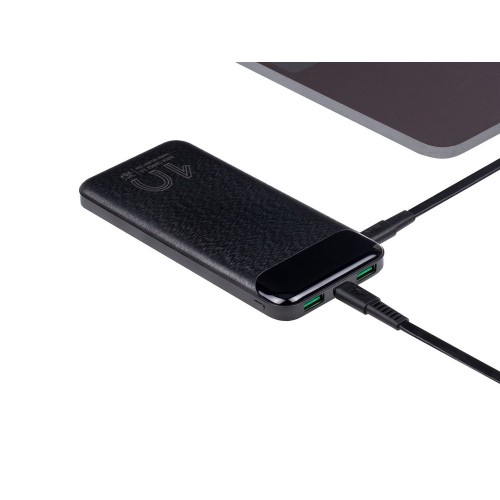 VA2540 (10 000mAh), QC/PD 20W внешний аккумулятор с дисплеем, черный