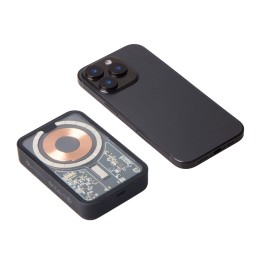 Беспроводной магнитный внешний аккумулятор с QC\PD «MagnifIQ», 10000 мАч, 15 Вт, черный