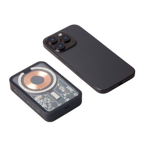 Беспроводной магнитный внешний аккумулятор с QC\PD «MagnifIQ», 10000 мАч, 15 Вт, черный