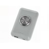 Магнитный беспроводной внешний аккумулятор "MagnetIQ", 5000 mah, 10 W, серый Cool gray 7C