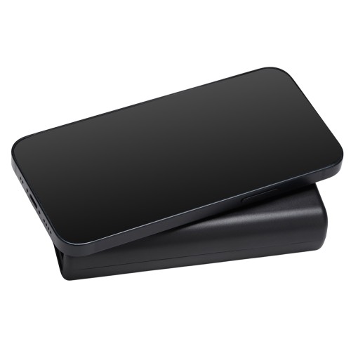 Внешний беспроводной аккумулятор 2-в-1 с функцией зарядки Apple Watch, QC/PD «AtomIQ», 10000 мАч, черный