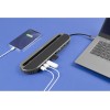 Хаб USB Type-C 3.0 для ноутбуков «Falcon», черный