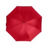 Зонт-трость Reviver с куполом из переработанного пластика, красный