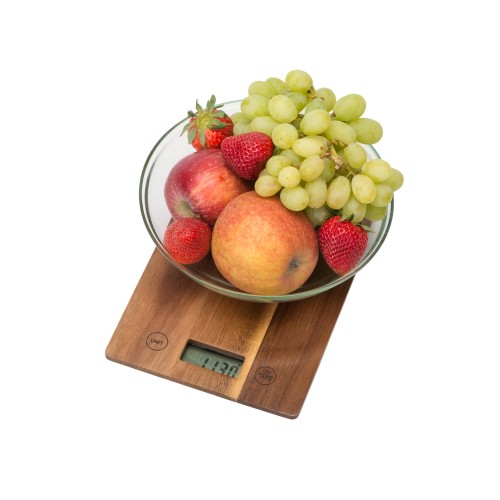 Кухонные весы из акации «Home Chef»