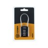 Замок кодовый TORBER, черный, цинковый сплав, 3 x 1,4 x 8 см