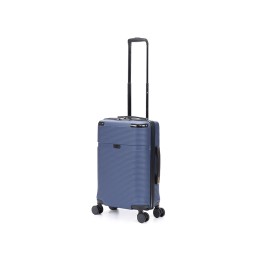 Чемодан TORBER ОНЕГА, синий, ABS-пластик, 59,5 х 39,5 х 24 см, 46 л