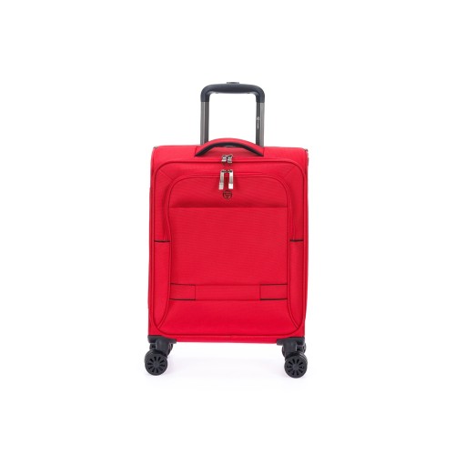 Чемодан TORBER БРОСНО, красный, нейлон 600D, 36,5 х 20 х 54 см, 32 л