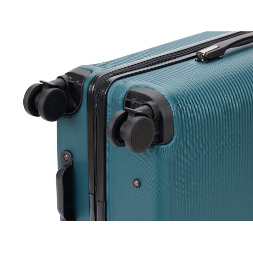 Чемодан TORBER ОНЕГА, зелёный, ABS-пластик, 69,5 х 46 х 26 см, 69 л