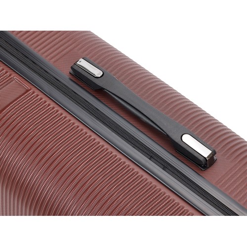 Чемодан TORBER ОНЕГА, бордовый, ABS-пластик, 79,5 х 51 х 29 см, 103 л