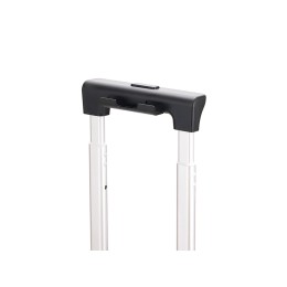 Чемодан TORBER БАЙКАЛ, тёмно-серый металлик, поликарбонат, 37,5 x 20 х 54 см, 37 л