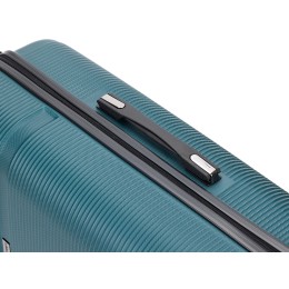 Чемодан TORBER ОНЕГА, зелёный, ABS-пластик, 69,5 х 46 х 26 см, 69 л