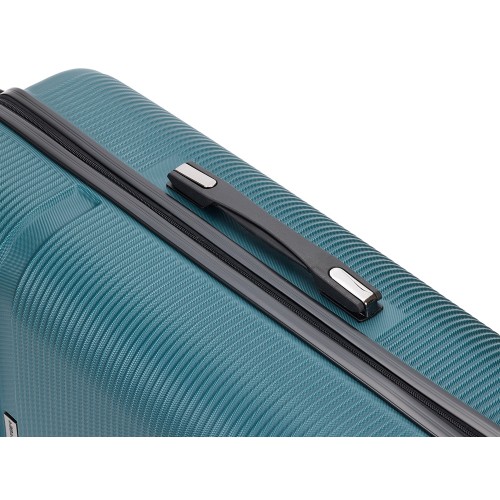 Чемодан TORBER ОНЕГА, зелёный, ABS-пластик, 69,5 х 46 х 26 см, 69 л