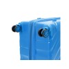 Чемодан TORBER В Отпуск, синий, полипропилен, 45 х 28 х 68 см, 79 л