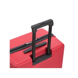 Чемодан TORBER ЭЛЬТОН, красный, ABS-пластик, 38 х 24 х 54 см, 35 л