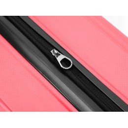 Чемодан TORBER В Отпуск, ярко-розовый, полипропилен, 65,5 х 43,5 х 26 см, 62 л
