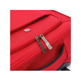 Чемодан TORBER БРОСНО, красный, нейлон 600D, 36,5 х 20 х 54 см, 32 л