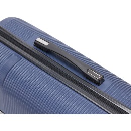 Чемодан TORBER ОНЕГА, синий, ABS-пластик, 59,5 х 39,5 х 24 см, 46 л