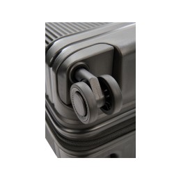 Чемодан 4-х колесный, Magellan, TRINIDAD, 110л, черный металлик