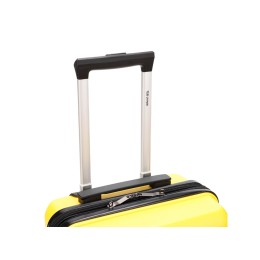 Чемодан TORBER В Отпуск, жёлтый, полипропилен, 33 х 22 х 53 см, 35 л