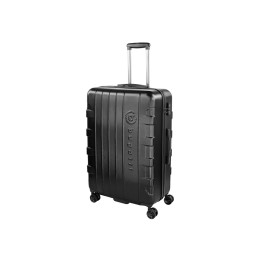 Чемодан BUGATTI ГАЛАТЕЯ | GALATEA, чёрный, поликарбонат / АБС-пластик, 53х30,5х77 см, 96 л