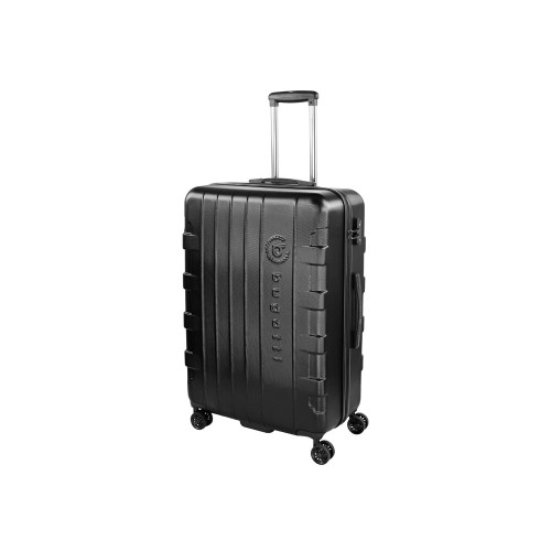 Чемодан BUGATTI ГАЛАТЕЯ | GALATEA, чёрный, поликарбонат / АБС-пластик, 53х30,5х77 см, 96 л