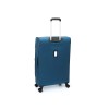 Чемодан TORBER ВИВИ, синий, полиэстер, 48 х 28 х 78 см, 89 л