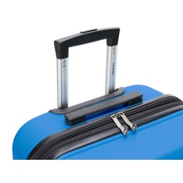 Чемодан TORBER В Отпуск, ярко-синий, полипропилен, 65,5 х 43,5 х 26 см, 62 л