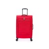 Чемодан TORBER БРОСНО, красный, нейлон 600D, 43,5 х 26 х 68 см, 56 л