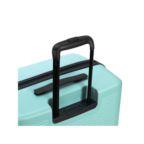 Чемодан TORBER КАСПИЙ, светло-зелёный, ABS-пластик, 38 х 20 х 54 см, 35 л