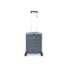 Чемодан TORBER БАЙКАЛ, тёмно-серый металлик, поликарбонат, 37,5 x 20 х 54 см, 37 л