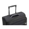 Чемодан TORBER НЕРО, чёрный, переработанный ПЭТ, 40 х 20 х 55 см, 37 л