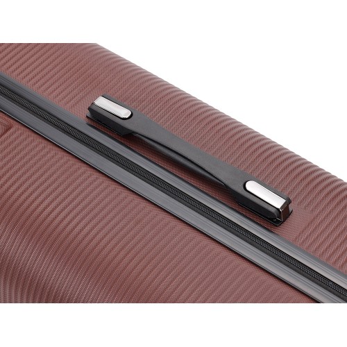 Чемодан TORBER ОНЕГА, бордовый, ABS-пластик, 69,5 х 46 х 26 см, 69 л