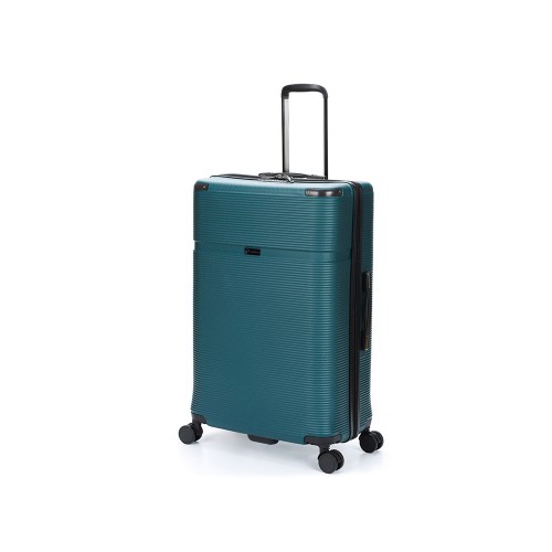 Чемодан TORBER ОНЕГА, зелёный, ABS-пластик, 79,5 х 51 х 29 см, 103 л