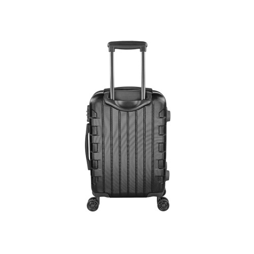 Чемодан для ручной клади BUGATTI ГАЛАТЕЯ | GALATEA, чёрный, поликарбонат / АБС-пластик, 36,5х24,5х56 см, 38 л