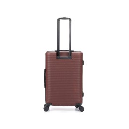 Чемодан TORBER ОНЕГА, бордовый, ABS-пластик, 79,5 х 51 х 29 см, 103 л