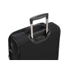 Чемодан TORBER НЕРО, чёрный, переработанный ПЭТ, 40 х 20 х 55 см, 37 л