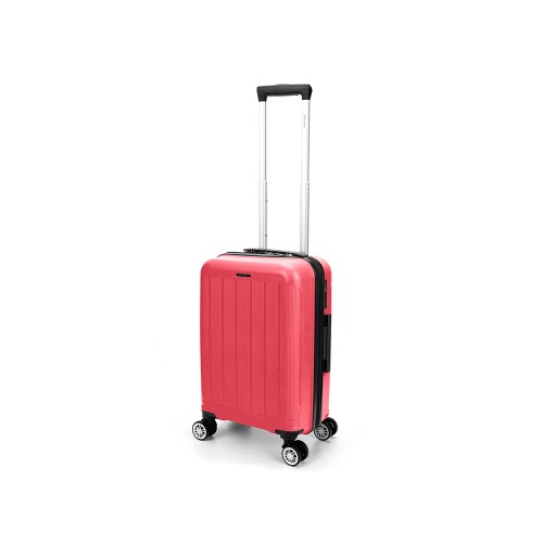 Чемодан TORBER В Отпуск, ярко-розовый, полипропилен, 55 х 36 х 21,5 см, 37 л