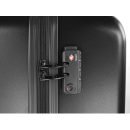 Чемодан BUGATTI КАЛЛИСТО | KALLISTO, чёрный, АБС-пластик, 44,5х26х63,5 см, 65 л