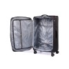Чемодан TORBER БРОСНО, чёрный, нейлон 600D, 48 х 30 х 78 см, 85 л