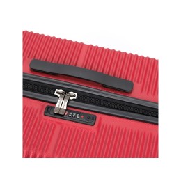 Чемодан TORBER ЭЛЬТОН, красный, ABS-пластик, 47 х 29 х 78 см, 96 л